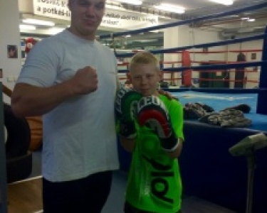 Ondřej Pála (boxing champion) a Adam 