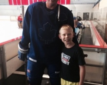 Adam (9 let), Tomáš Kaberle (NHL)